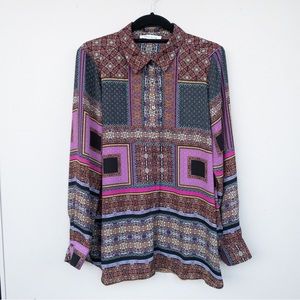 ROSE+OLIVE Colourful Patchwork Blouse